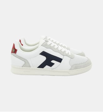 Baskets basses Hazel cuir - Faguo - Bleu marine
