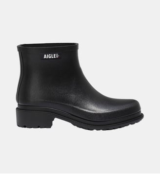Bottine à talon large FULFEEL LOW - Aigle - Noir