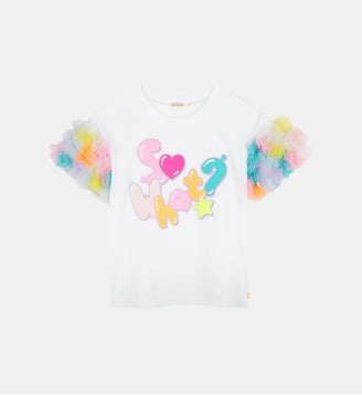 T-shirt à manches courtes - Billieblush - Blanc