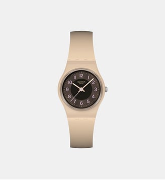 Montre Essentials Marron LT104 - Swatch - Beige
