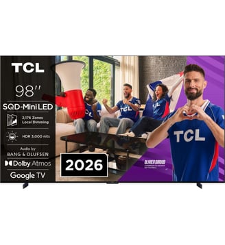 TV Mini LED 98C79L (2026) 98" (248 cm) - TCL - Noir