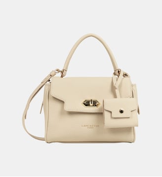 Petit sac à main Toro Grace en cuir - Lancaster - Vanille