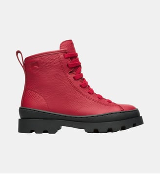 Bottines cuir BRUTUS - Camper - Rouge