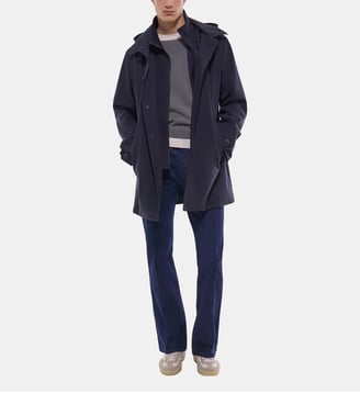 Parka en toile technique déperlante - Fursac - Marine
