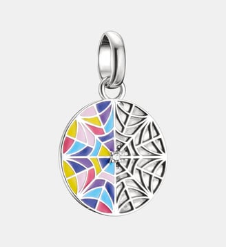 Pendentif Charm Fenêtre émail Mercredi Connect - Thomas Sabo - Argent