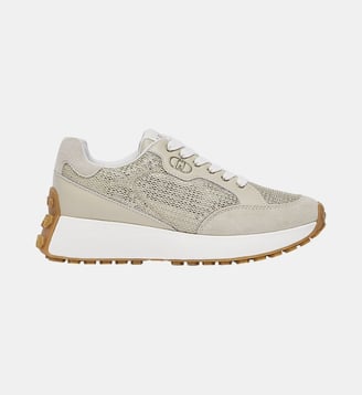 Sneakers en mesh et paillettes - Liu Jo - Beige