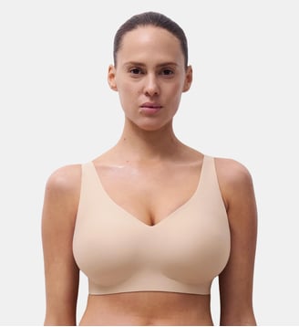 Soutien-gorge sans armature - Chantelle - Beige doré