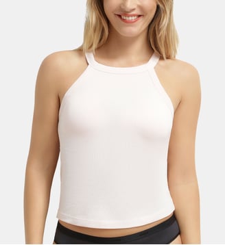 Débardeur col rond Summer Tops - Dim - Rose pâle