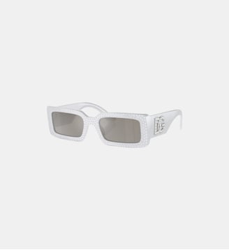 Lunettes de soleil Rectangulaire DG4447B - Dolce & Gabbana - Argent