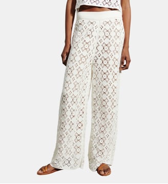 Pantalon guipure - Bompard - Naturel