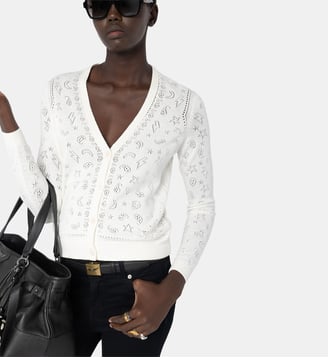 Cardigan Manala - Zadig&Voltaire - Blanc eggshell