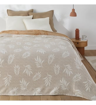 Dessus de lit en coton imprimé - La Redoute Interieurs - Imprimé floral