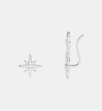 Boucles D'Oreilles Météorites - APM Monaco - Blanc