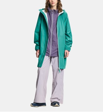 Veste mi-longue imperméable RAINPACK 90 - Aigle - Vert d'eau