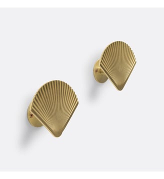 Lot de 2 patères métal - La Redoute Interieurs - Laiton