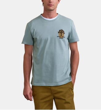 T-shirt ARCY - Faguo - Bleu grisé