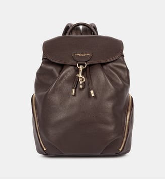 Sac à dos Dune en cuir - Lancaster - Marron foncé