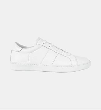 Tennis lacet Arthur - Jules & Jenn - Blanc