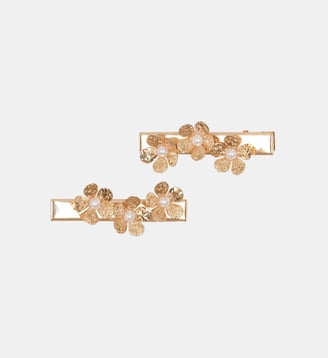 Barrette - Or fleurs - Tartine Et Chocolat - Doré
