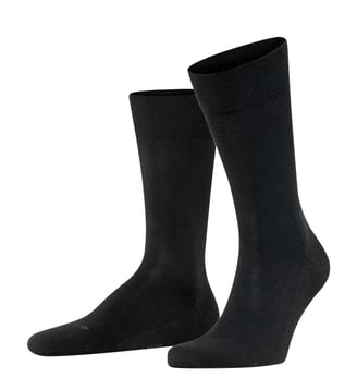 Chaussettes Sensitive London Coton - Falke - Noir basic