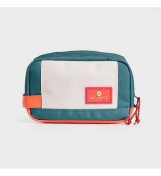 Trousse de toilette - Billybelt - Vert et ivoire