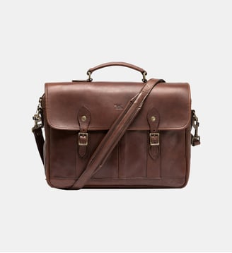 Mallette en cuir italien Rg - Rodd & Gunn - Chocolate