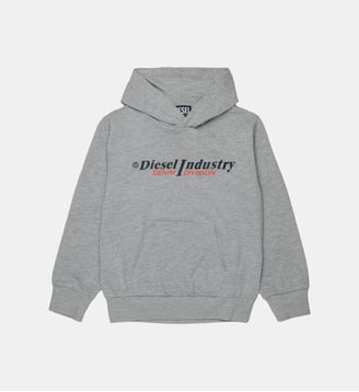 Sweat à capuche avec logo Diesel Kids