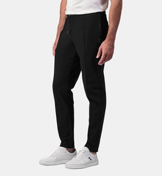 Pantalon City Pants droit en tissu stretch - Ron Dorff - Noir