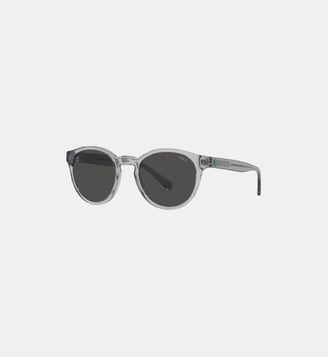 Lunettes de soleil Rond PH4192 - Polo Ralph Lauren - Transparent gris brillant