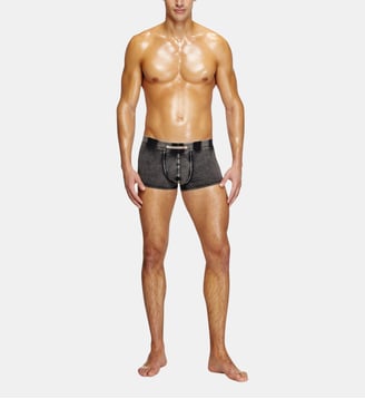 Boxer effet denim - Diesel - Noir