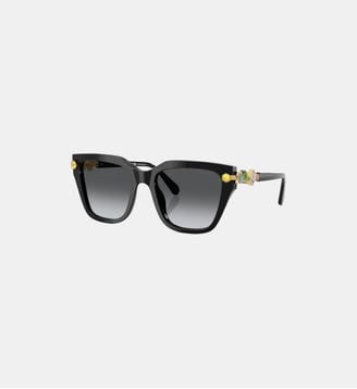 Lunettes de soleil Irrégulier SK6041 - Swarovski - Noir