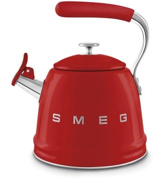 Bouilloire Sifflante 2.3L Rouge - Smeg - Rouge