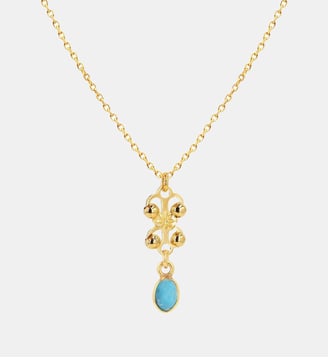 Collier Farah - Nilaï - Bleu turquoise
