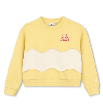 Sweat en molleton - Kids Around - Crème