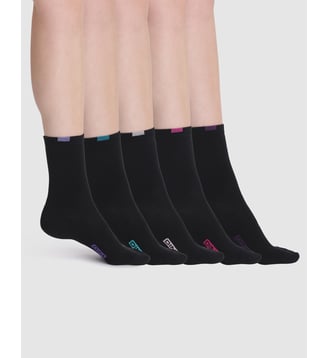 Lot de 5 Paires de Mi-Chaussettes Ecodim - Dim - Noir