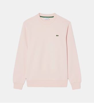 Sweatshirt classic fit molleton - Lacoste - Rose mansia