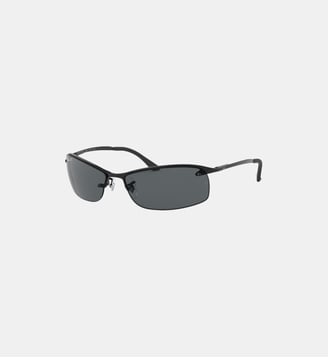 Lunettes de soleil Rectangulaire RB3183 - Ray Ban - Noir