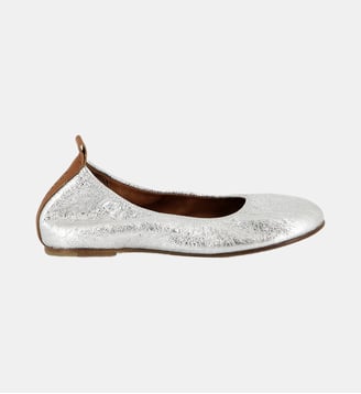 Ballerines en cuir - Lanvin Kids - Silver
