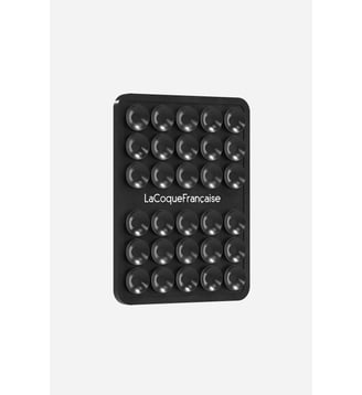 Support à ventouse pour téléphone en silicone noir - La Coque Française - Noir