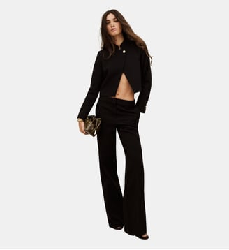 Pantalon droit flare Chaza - Ba&sh - Noir