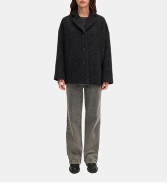 Manteau à chevrons et lurex - MALLORY Pablo