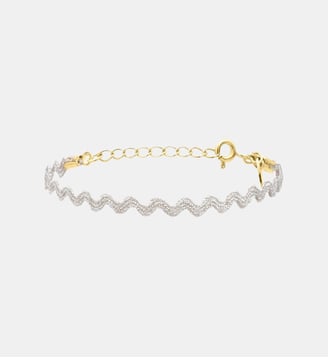 Bracelet doré mini wave - lace - Caroline Najman - Doré