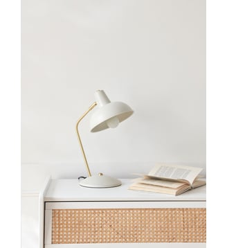 Lampe bureau rétro - Cyrillus - Blanc moyen uni