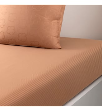 Drap housse en satin - Kenzo Home - Cannelle