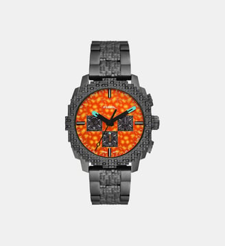 Montre  Minecraft Orange LE1251 - Fossil - Ivoire foncé