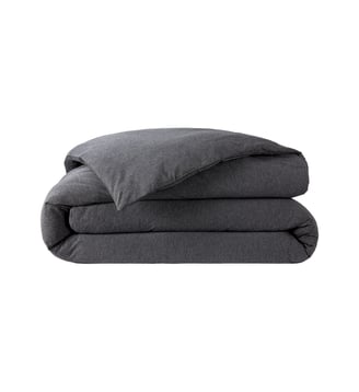 Housse de couette en coton modal - Boss Home - Gris foncé