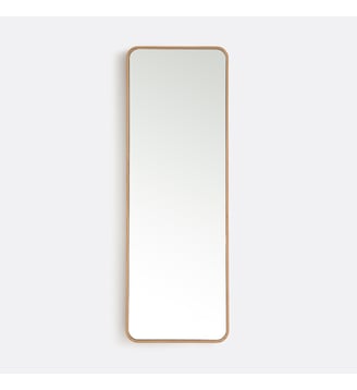 Miroir rectangulaire plaqué chêne 42x120 cm Iodus - La Redoute Interieurs - Naturel