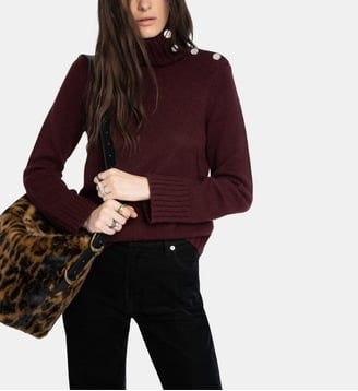 Pull Nalma 100% Cachemire - Zadig&Voltaire - Bordeaux