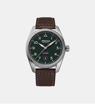 Montre automatique Startimer Vert AL-525KW4S36 - Alpina - Argenté