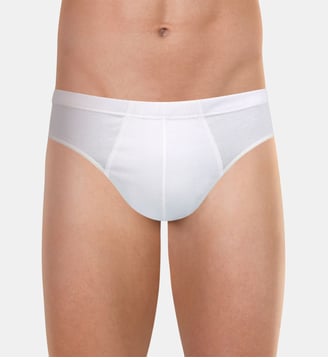 Slip taille basse Coton d'Egypte - Eminence - Blanc
